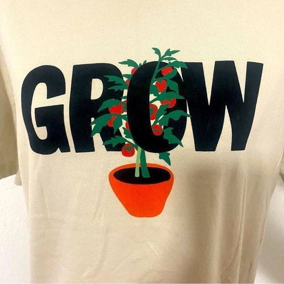 Gap Unisex “Grow Together” Beige Small Shirt - Picture 2 of 7